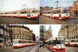 Postkarte: Bremen Zusätzliche Linie 5E mit Gelenkwagen 3422 im Bremen (1990)