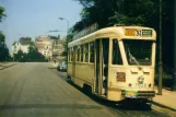 Postkarte: Brüssel Zusätzliche Linie 31 mit Triebwagen 7026 auf Avenue Edmond Parmentier / Edmond Parmentierlaan (1963)