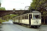 Postkarte: Chemnitz Straßenbahnlinie 3 mit Triebwagen 334 am Rottluff (1979)