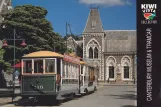 Postkarte: Christchurch Tramway line mit Beiwagen 115nah Canterbury Museum (2010)