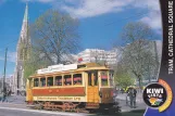 Postkarte: Christchurch Tramway line mit Triebwagen 11 auf Cathedral Square (2010)