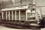 Postkarte: Crich Doppelstocktriebwagen 1 auf Tramway Village (1997)