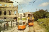 Postkarte: Crich Museumslinie mit Doppelstocktriebwagen 1100 am Town End Terminus (1970)