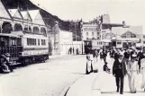 Postkarte: Douglas, Isle of Man Manx Electric Railway am Derby Castle (1908)