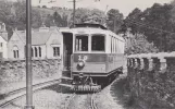 Postkarte: Douglas, Isle of Man Manx Electric Railway mit Triebwagen 19 auf Laxey Bridge (1956)