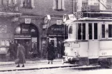 Postkarte: Dresden Straßenbahnlinie 18 mit Triebwagen 937 auf Körnerplatz (1956)