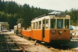 Postkarte: Erezée mit Triebwagen ART. 123 am T.T.A. Pont-d'Erezée (1965)