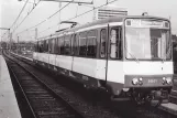 Postkarte: Essen Gelenkwagen 5001 auf Hobeisenbrücke (1980)