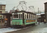 Postkarte: Esslingen am Neckar Straßenbahnlinie END mit Triebwagen 9 am Esslingen (1976)