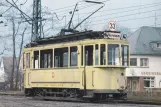 Postkarte: Frankfurt am Main Triebwagen 275 am Verkehrsmuseum (1957)