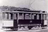 Postkarte: Freiburg im Breisgau Triebwagen 36 nahe bei Wonnhalde (1910)