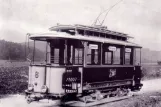 Postkarte: Freiburg im Breisgau Triebwagen 8 nahe bei Günterstal (1901)