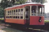 Postkarte: French Lick Museumslinie mit Triebwagen 313 auf Indiana Railway Museum (1985)