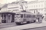 Postkarte: Gent Straßenbahnlinie 22 mit Triebwagen 37 am Gent Sint-Pieters (1981)