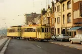 Postkarte: Gent Straßenbahnlinie T2 mit Triebwagen 317 auf Brusselse Steenweg (1972)