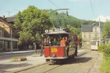 Postkarte: Görlitz Museumswagen 29 am Biesnitz / Landeskrone (1985)