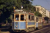 Postkarte: Göteborg 12 (Lisebergslinjen) mit Triebwagen 133 auf Kungsportsavenyen (1985)