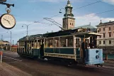 Postkarte: Göteborg 12 (Lisebergslinjen) mit Triebwagen 15 auf Södra Hamngatan (1978)