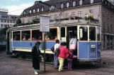 Postkarte: Göteborg 12 (Lisebergslinjen) mit Triebwagen 302 am Kungsportsplatsen (1985)