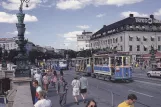 Postkarte: Göteborg 12 (Lisebergslinjen) mit Triebwagen 43 auf Kungsportsplatsen (2000)