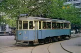 Postkarte: Göteborg Straßenbahnlinie 9 mit Triebwagen 208 auf Järntorget (1966)