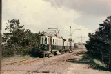 Postkarte: Haarlem Regionallinie C mit Triebwagen 254nah Bentveld (1957)