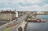 Postkarte: Hamburg auf Jungfernstieg (1966)