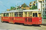 Postkarte: Hamburg Straßenbahnlinie 1 mit Triebwagen 3361 auf Sechslingsforte (1976)