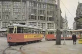 Postkarte: Hamburg Straßenbahnlinie 2 mit Triebwagen 3600 am Rathausmarkt (1978)