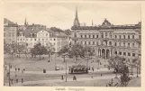 Postkarte: Kassel auf Königsplatz (1904)