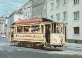 Postkarte: Koblenz Straßenbahnlinie 2 mit Triebwagen 33nah Hauptbahnhof (1967)