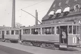 Postkarte: Kopenhagen Straßenbahnlinie 1 mit Triebwagen 501 auf Strandvejen (1930)