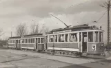 Postkarte: Kopenhagen Straßenbahnlinie 3 mit Triebwagen 442nah Frederiksholm Sydhavns Plads (1927)