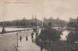 Postkarte: Kopenhagen Straßenbahnlinie 5 auf Dronning Louises Bro (1909)