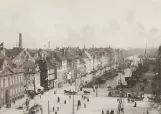 Postkarte: Kopenhagen Straßenbahnlinie 7 am Kongens Nytorv (1904-1906)