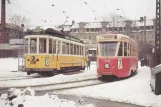 Postkarte: Kopenhagen Straßenbahnlinie 8 mit Triebwagen 308 am Degnemose Allé (1958)