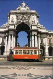 Postkarte: Lissabon Colinas Tour mit Triebwagen 2 auf Praça do Cormércio (1998)