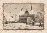 Postkarte: Lübeck vor Holstentor (1915)