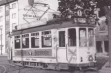 Postkarte: Mainz Triebwagen 48 am Kreyßigstraße (1963)