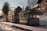 Postkarte: Malmköping Museumslinie mit Triebwagen 21 am Malmköping (1981)