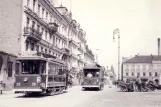 Postkarte: Malmö Straßenbahnlinie 3 mit Triebwagen 25 auf Gustav Adolfs Torv (1907)