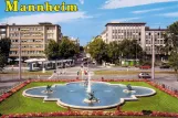 Postkarte: Mannheim in der Kreuzung Kaiserring/Planken (2005)