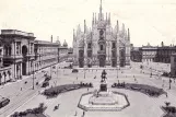 Postkarte: Milano - Piazza del Duomo
 (1900)