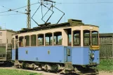 Postkarte: München Arbeitswagen 166 am 7, Schlierseestr. (1958)