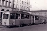 Postkarte: München Straßenbahnlinie 19 mit Triebwagen 728 am Hauptbahnhof (Süd) (1953)