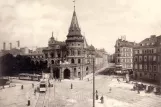 Postkarte: München Triebwagen 107 auf Stiglmaierplatz (1910)