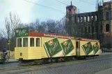 Postkarte: München Triebwagen 203 auf Maximiliansbrücke (1949)