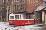 Postkarte: Naumburg (Saale) Triebwagen 23 vor Naumburger Straßenbahn (1995)