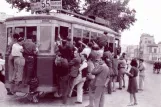 Postkarte: Neapel Regionallinie 55 auf Via Ponte dei Francesi (1946)