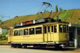 Postkarte: Neuchâtel Regionallinie 215 mit Triebwagen 41 am Cortaillod (1971)